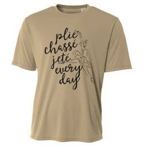 Clie Chasse Jete All Day Gift For Ballet Dancer Teacher Cooling Performance Crew T-Shirt