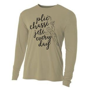 Clie Chasse Jete All Day Gift For Ballet Dancer Teacher Cooling Performance Long Sleeve Crew