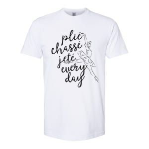 Clie Chasse Jete All Day Gift For Ballet Dancer Teacher Softstyle CVC T-Shirt