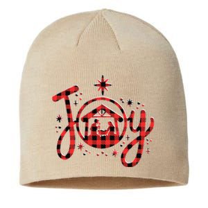 Christian Christmas Joy Jesus Nativity Scene Faith Family Sustainable Beanie