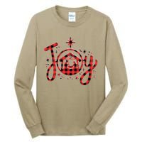 Christian Christmas Joy Jesus Nativity Scene Faith Family Tall Long Sleeve T-Shirt