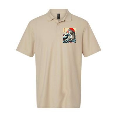 Catzilla Cat Japanese Art Funny Cat Gifts Polo