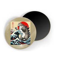 Catzilla Cat Japanese Art Funny Cat Gifts Magnet