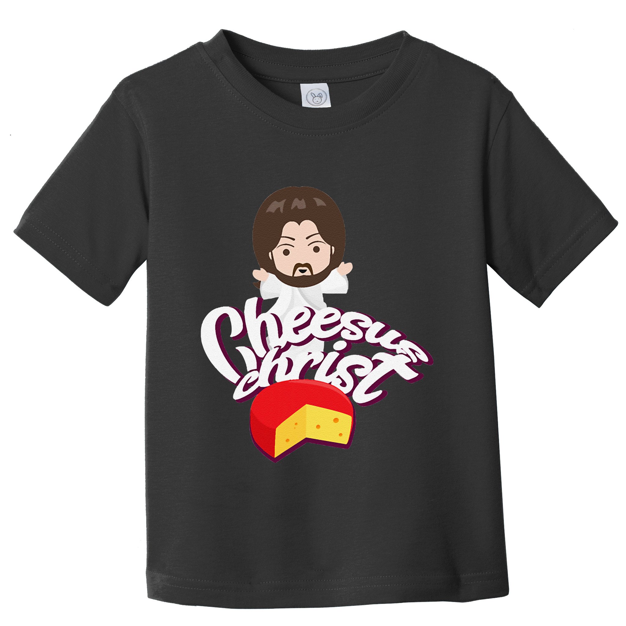 Cheesus Christ Jesus God Church Funny Pope Meme Toddler T-Shirt
