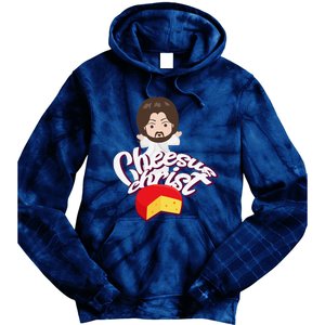 Cheesus Christ Jesus God Church Funny Pope Meme Tie Dye Hoodie