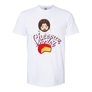 Cheesus Christ Jesus God Church Funny Pope Meme Softstyle CVC T-Shirt