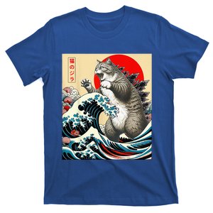 Catzilla Cat Japanese Art Cat Owner Cat Lover Gifts T-Shirt