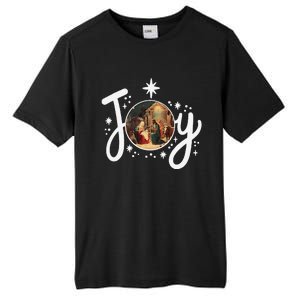 Christian Christmas Joy Jesus Nativity Scene Faith Family Tall Fusion ChromaSoft Performance T-Shirt