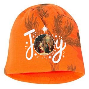 Christian Christmas Joy Jesus Nativity Scene Faith Family Kati - Camo Knit Beanie