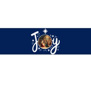 Christian Christmas Joy Jesus Nativity Scene Faith Family Bumper Sticker