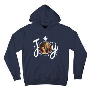 Christian Christmas Joy Jesus Nativity Scene Faith Family Tall Hoodie