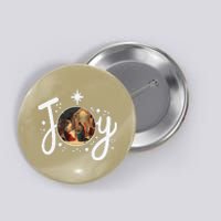 Christian Christmas Joy Jesus Nativity Scene Faith Family Button