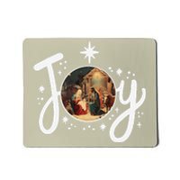 Christian Christmas Joy Jesus Nativity Scene Faith Family Mousepad