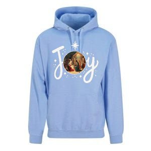 Christian Christmas Joy Jesus Nativity Scene Faith Family Unisex Surf Hoodie