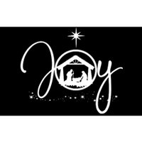 Christian Christmas Joy Jesus Nativity Scene Faith Bumper Sticker