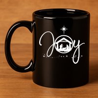 Christian Christmas Joy Jesus Nativity Scene Faith 11oz C Handle Ceramic Mug