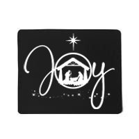 Christian Christmas Joy Jesus Nativity Scene Faith Mousepad