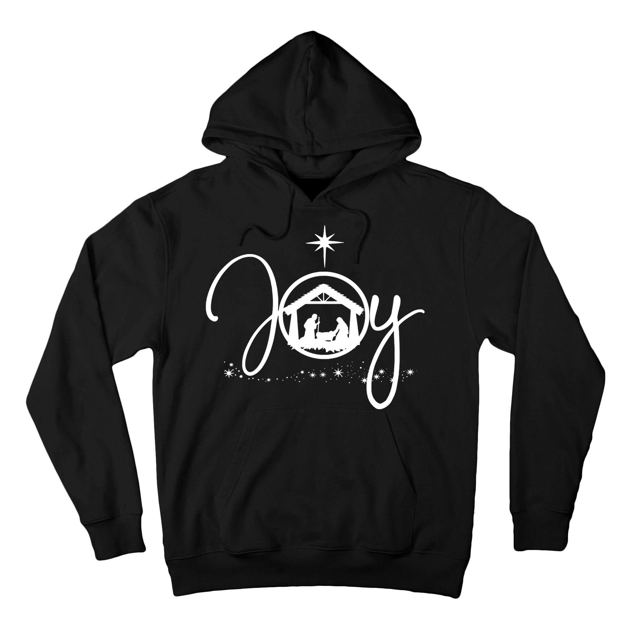 Christian Christmas Joy Jesus Nativity Scene Faith Tall Hoodie