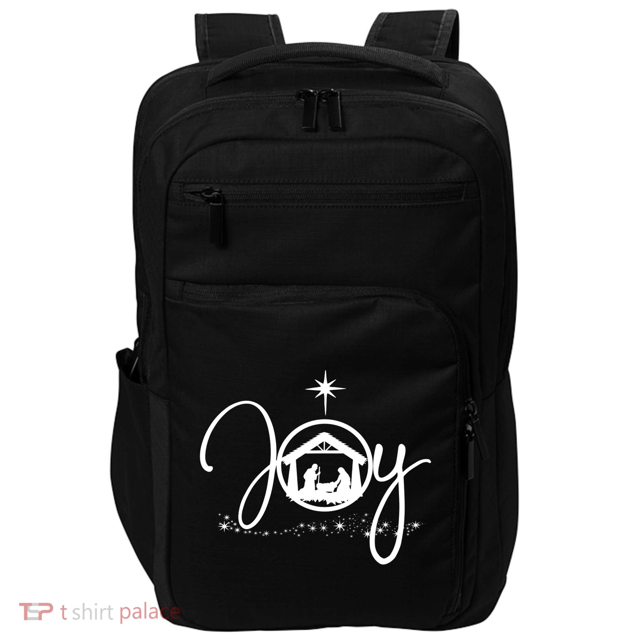 Christian Christmas Joy Jesus Nativity Scene Faith Gift TShirt Impact Tech Backpack