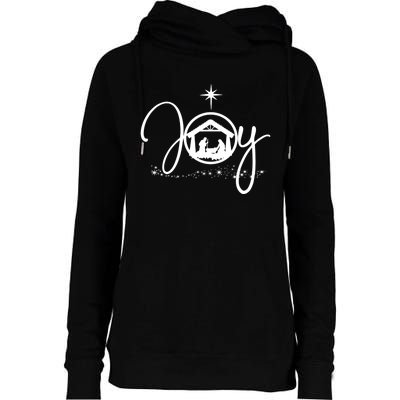 Christian Christmas Joy Jesus Nativity Scene Faith Gift TShirt Womens Funnel Neck Pullover Hood