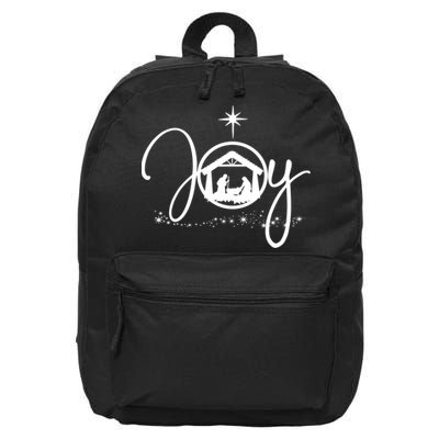 Christian Christmas Joy Jesus Nativity Scene Faith Gift TShirt 16 in Basic Backpack