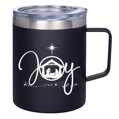 Christian Christmas Joy Jesus Nativity Scene Faith Gift TShirt 12oz Stainless Steel Coffee Mug