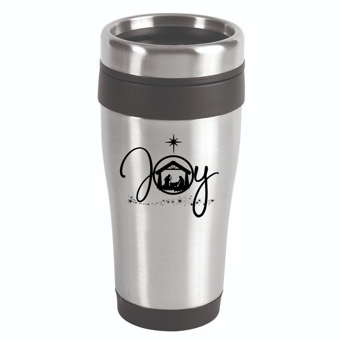 Christian Christmas Joy Jesus Nativity Scene Faith Gift TShirt 16oz Travel Tumbler
