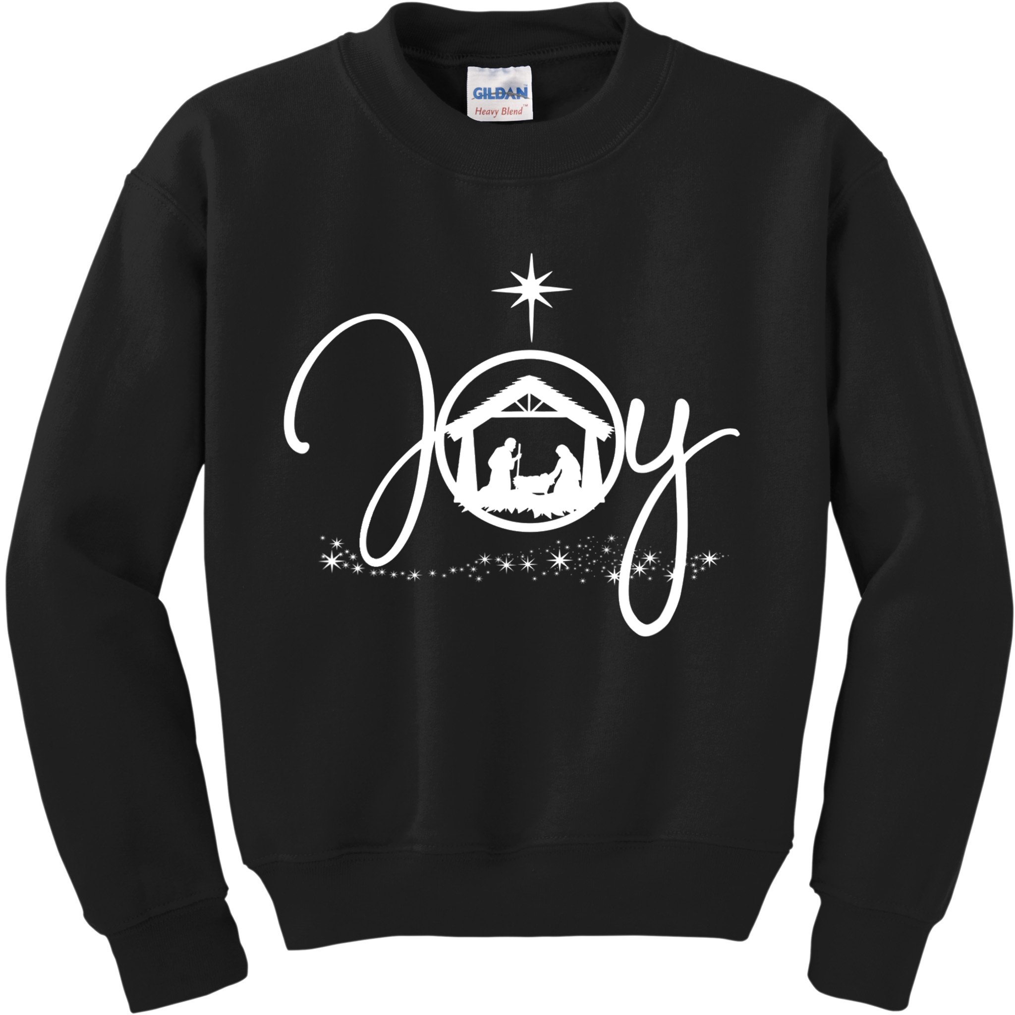Christian Christmas Joy Jesus Nativity Scene Faith Gift TShirt Kids Sweatshirt