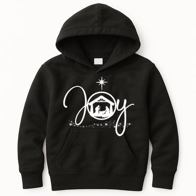 Christian Christmas Joy Jesus Nativity Scene Faith Gift TShirt Kids Hoodie