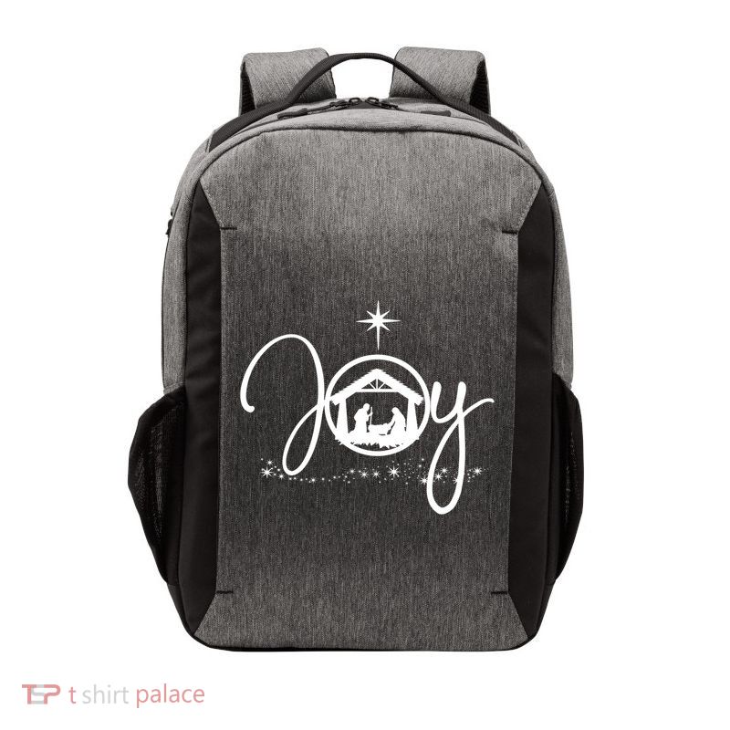 Christian Christmas Joy Jesus Nativity Scene Faith Gift TShirt Vector Backpack