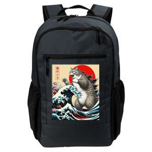 Catzilla Cat Japanese Art Funny Cat Gifts Daily Commute Backpack