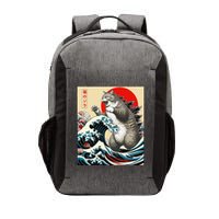 Catzilla Cat Japanese Art Funny Cat Gifts Vector Backpack