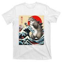 Catzilla Cat Japanese Art Funny Cat Gifts T-Shirt