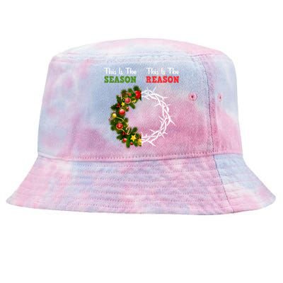 Christian Christmas Jesus Is The Reason For The Season Gift Tie-Dyed Bucket Hat