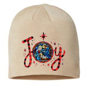 Christian Christmas Joy Jesus Nativity Scene Faith Family Sustainable Beanie