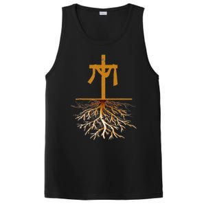 Christianity Cross Jesus Christ Devotee Jesus Christ PosiCharge Competitor Tank