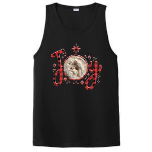 Christian Christmas Joy Jesus Nativity Scene Faith Family PosiCharge Competitor Tank