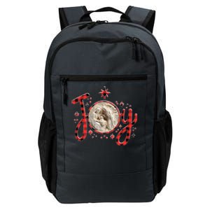 Christian Christmas Joy Jesus Nativity Scene Faith Family Daily Commute Backpack