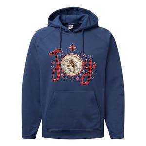 Christian Christmas Joy Jesus Nativity Scene Faith Family Performance Fleece Hoodie