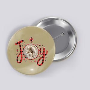 Christian Christmas Joy Jesus Nativity Scene Faith Family Button