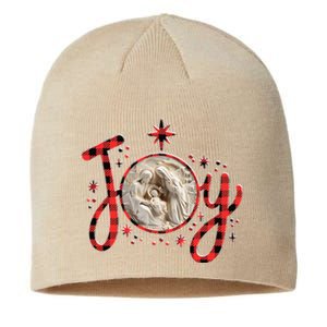 Christian Christmas Joy Jesus Nativity Scene Faith Family Sustainable Beanie