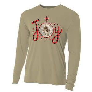 Christian Christmas Joy Jesus Nativity Scene Faith Family Cooling Performance Long Sleeve Crew