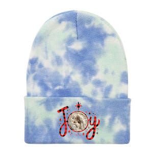 Christian Christmas Joy Jesus Nativity Scene Faith Family Tie Dye 12in Knit Beanie