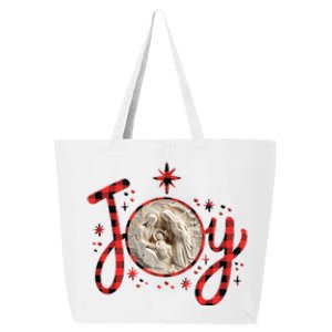 Christian Christmas Joy Jesus Nativity Scene Faith Family 25L Jumbo Tote