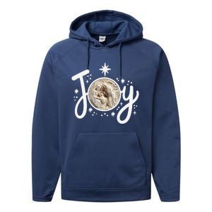 Christian Christmas Joy Jesus Nativity Scene Faith Family Performance Fleece Hoodie