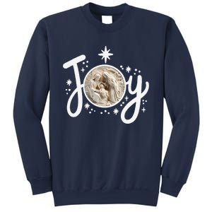 Christian Christmas Joy Jesus Nativity Scene Faith Family Sweatshirt