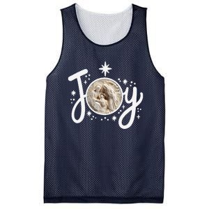 Christian Christmas Joy Jesus Nativity Scene Faith Family Mesh Reversible Basketball Jersey Tank