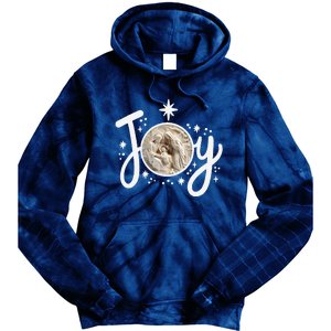 Christian Christmas Joy Jesus Nativity Scene Faith Family Tie Dye Hoodie