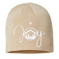 Christian Christmas Joy Jesus Nativity Scene Faith Gift Sustainable Beanie