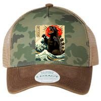 Catzilla Cat Japanese Art Funny Cat Legacy Tie Dye Trucker Hat